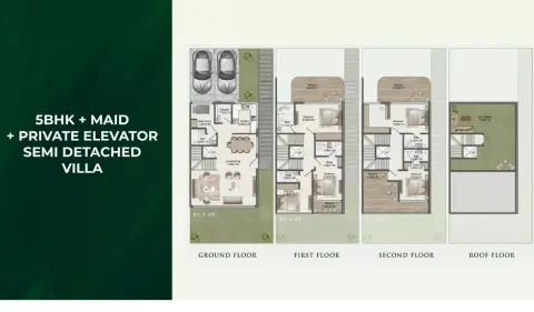 Floor plan, 5 Bed