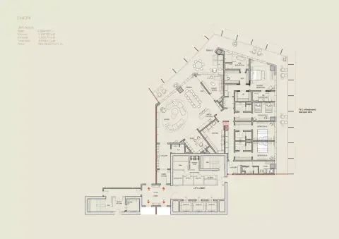 Floor plan, 4 Bed