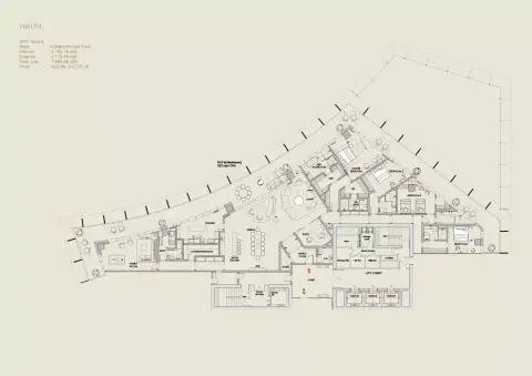 Floor plan, 4 Bed