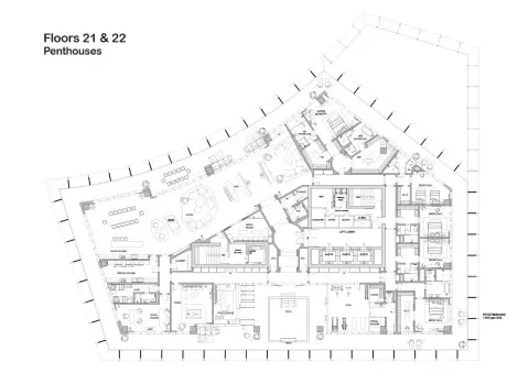 Floor plan, 5 Bed