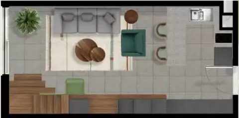Floor plan, 1 Bed