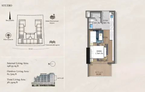 Floor plan, Studio