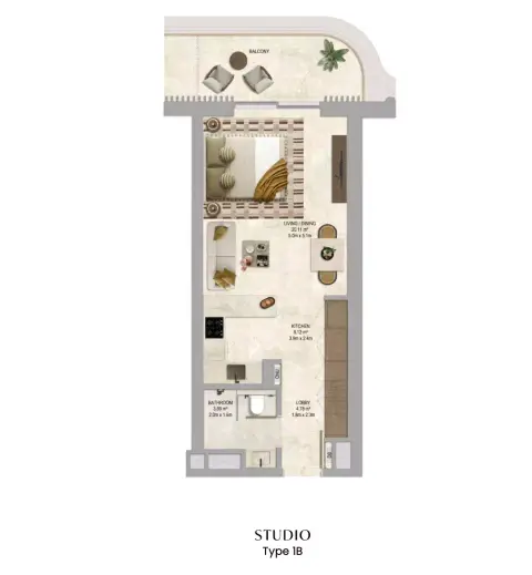 Floor plan, Studio