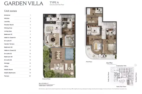 Floor plan, 3 Bed