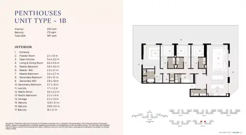 Floor plan, 4 Bed