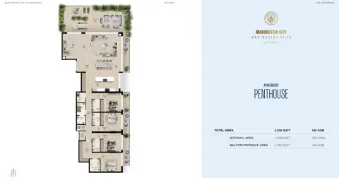 Floor plan, 3 Bed