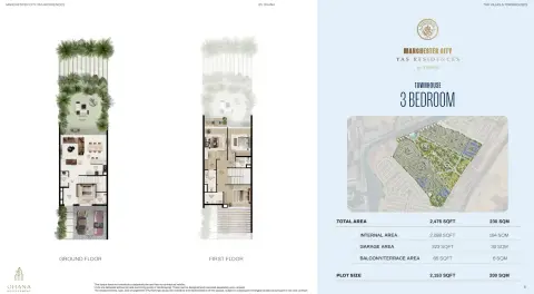 Floor plan, 3 Bed