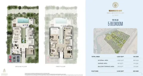 Floor plan, 5 Bed