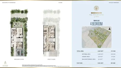 Floor plan, 4 Bed