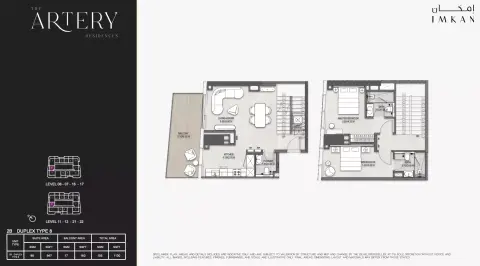Floor plan, 2 Bed