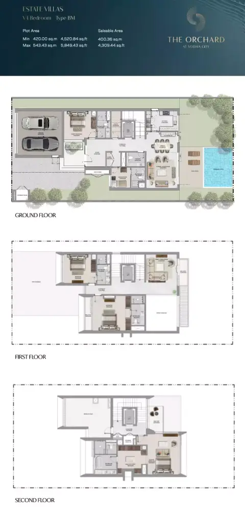 Floor plan, 4 Bed
