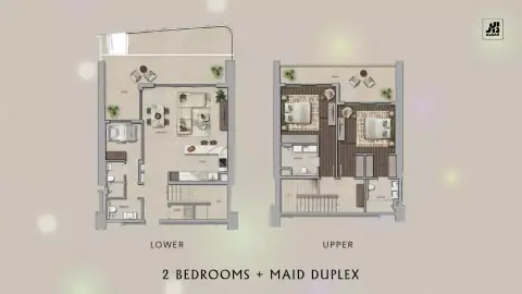 Floor plan, 2 Bed