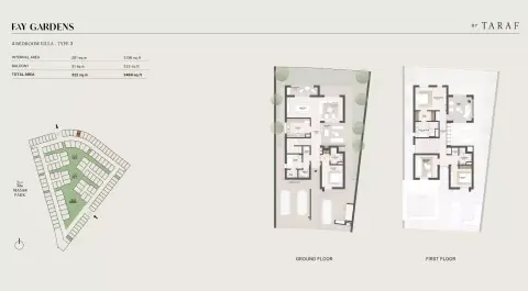 Floor plan, 4 Bed