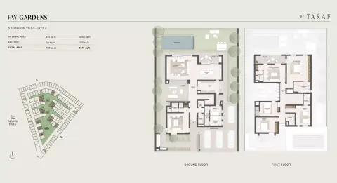 Floor plan, 6 Bed
