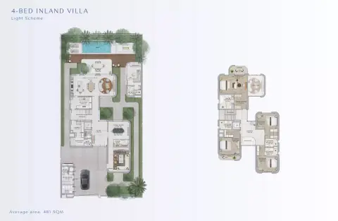 Floor plan, 4 Bed