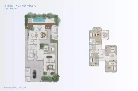 Floor plan, 5 Bed
