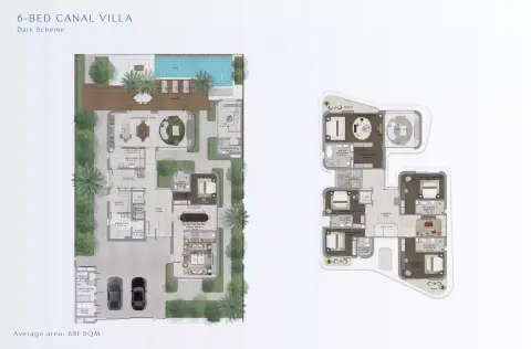 Floor plan, 6 Bed
