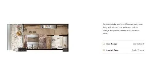 Floor plan, Studio