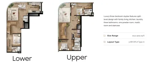 Floor plan, 3 Bed