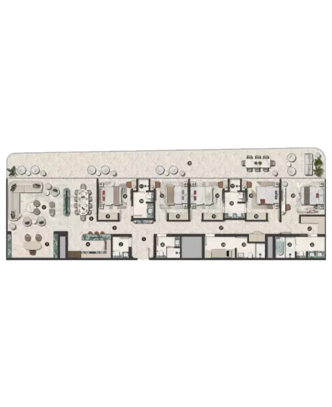 Floor plan, 5 Bed
