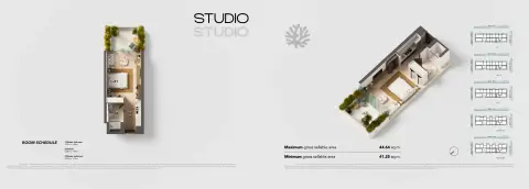 Floor plan, Studio