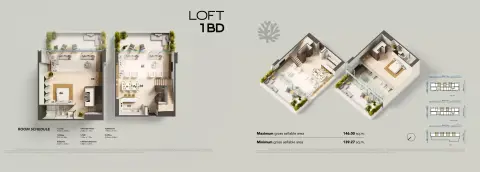 Floor plan, 1 Bed