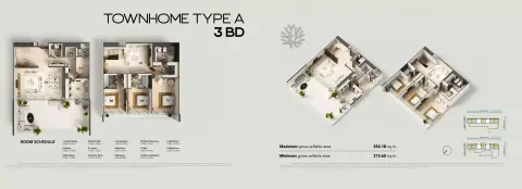 Floor plan, 3 Bed