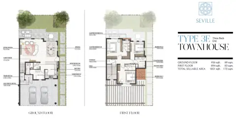 Floor plan, 3 Bed