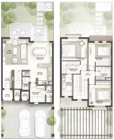 Floor plan, 3 Bed