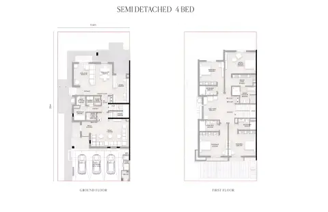 Floor plan, 4 Bed