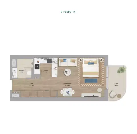Floor plan, Studio