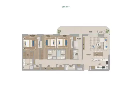 Floor plan, 3 Bed