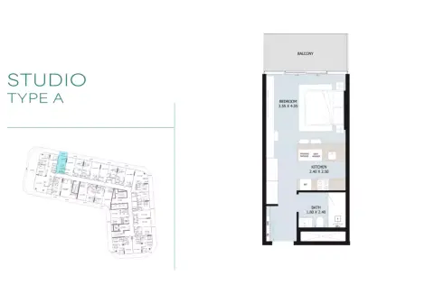 Floor plan, Studio