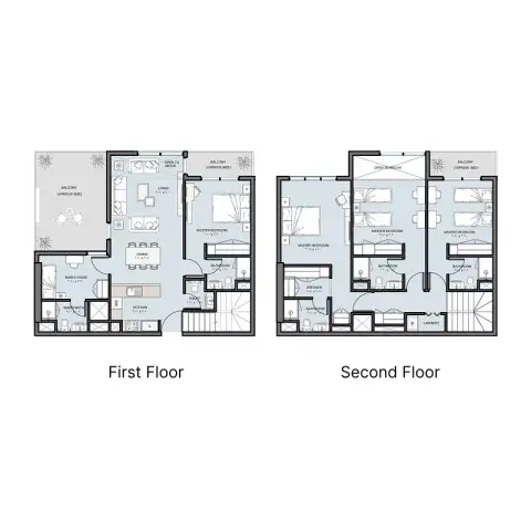 Floor plan, 4 Bed