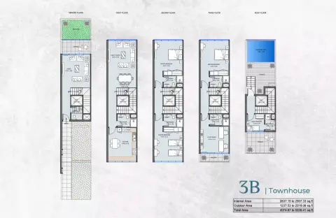 Floor plan, 3 Bed