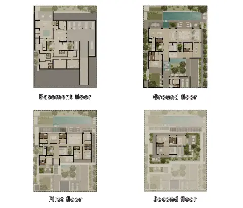 Floor plan, 6 Bed