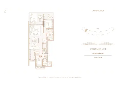 Floor plan, 2 Bed