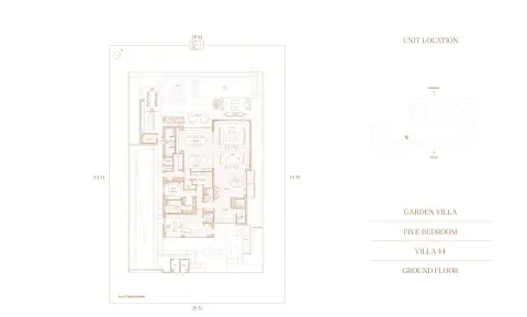 Floor plan, 5 Bed