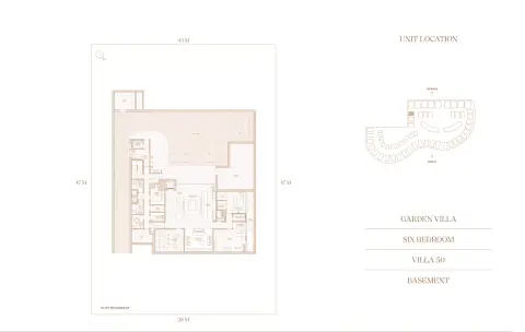 Floor plan, 6 Bed