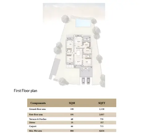 Floor plan, 4 Bed