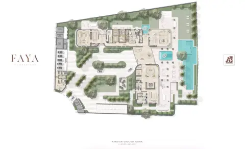 Floor plan, 8 Bed