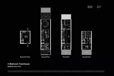 Floor plan, 3 Bed