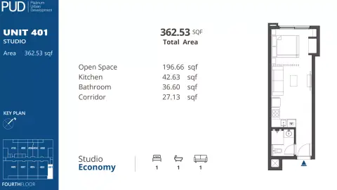 Floor plan, Studio