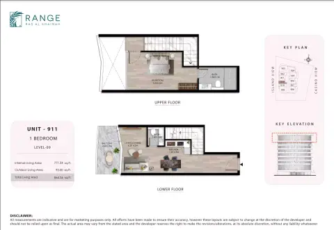 Floor plan, 1 Bed