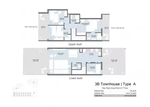 Floor plan, 3 Bed