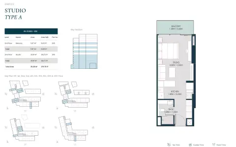Floor plan, Studio