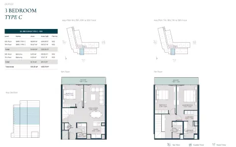 Floor plan, 3 Bed