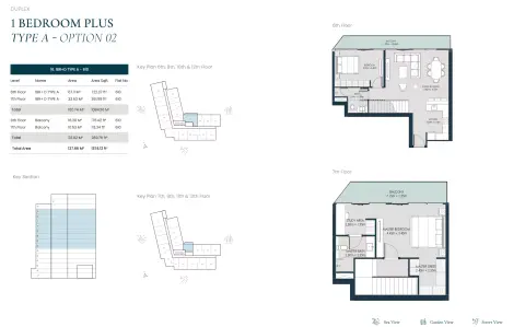 Floor plan, 1 Bed