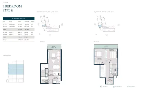Floor plan, 2 Bed