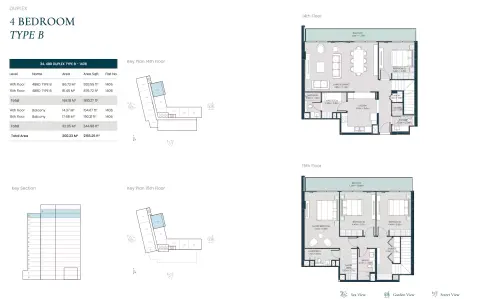Floor plan, 4 Bed